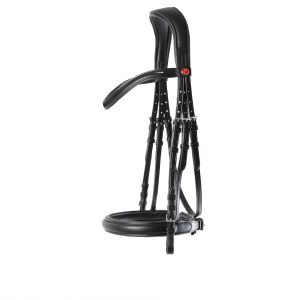 Kieffer Ultrasoft Sue Snaffle Bridle - Black